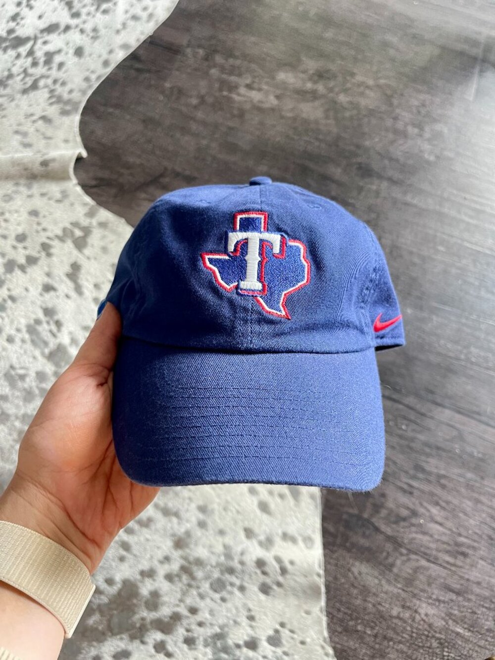 Nike MLB Texas Rangers Heritage86 Classic Adjustable Hat Royal Blue